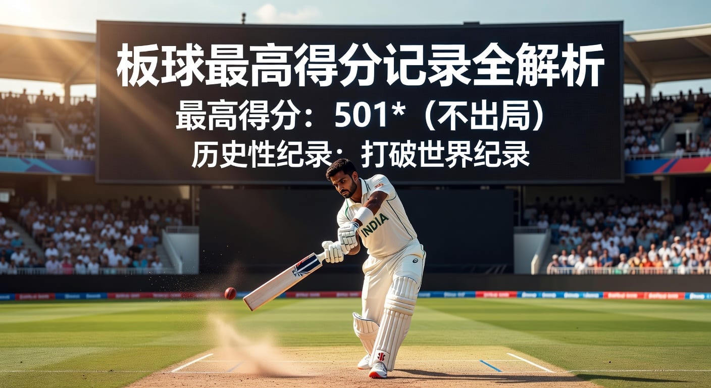 板球最高得分 Highest Score｜2026年纪录与解读