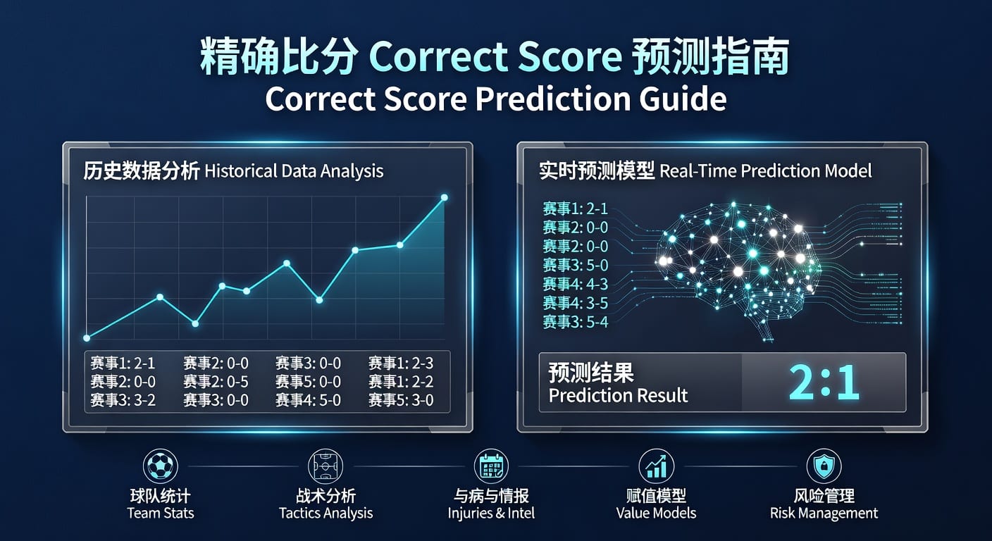精确比分 correct score投注技巧与判断框架